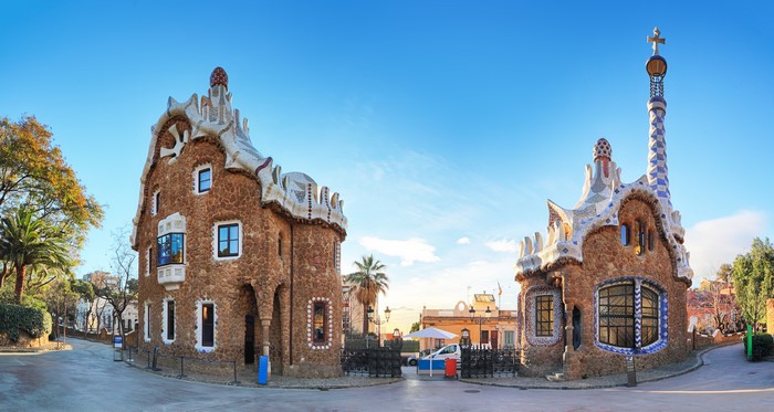 Park Güell Houses, Barcelona, Spain