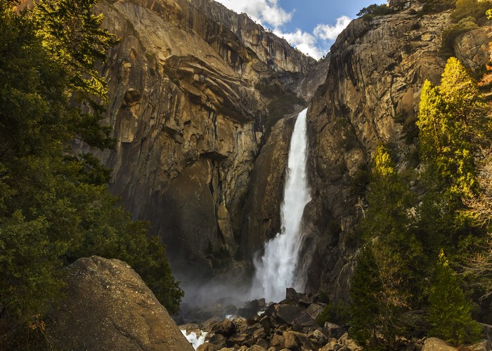 Yosemite National Park Waterfall