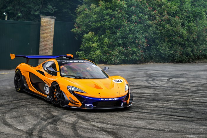 McLaren P1 GTR race car with number 50