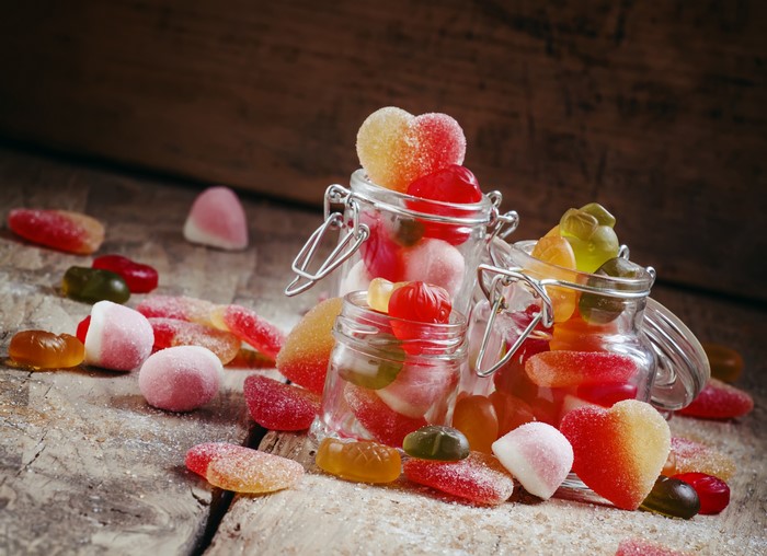 4K Sweets Marmalade Jars Heart