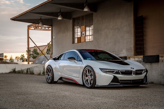 White 2016 Vorsteiner i8 VR-E BMW