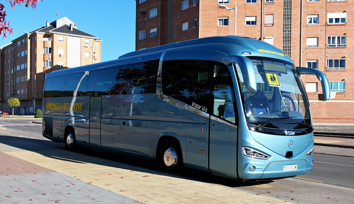 4K Light Blue Irizar i6S MB Bus