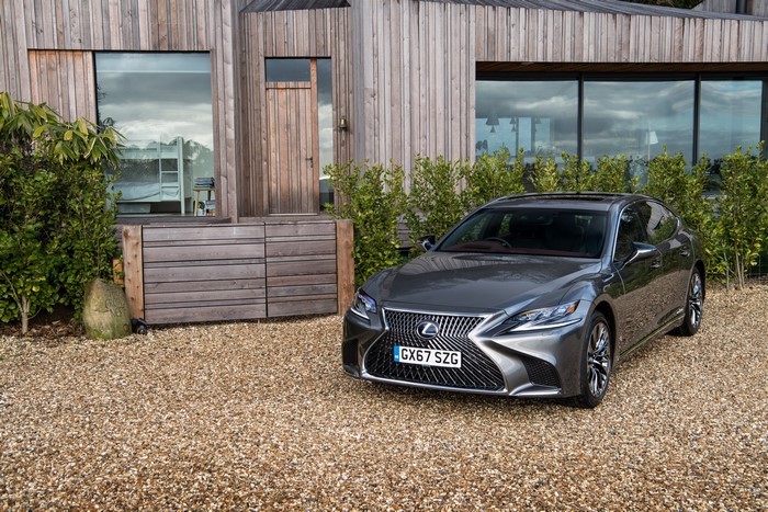 2018 Lexus LS 500h AWD in Grey Metallic