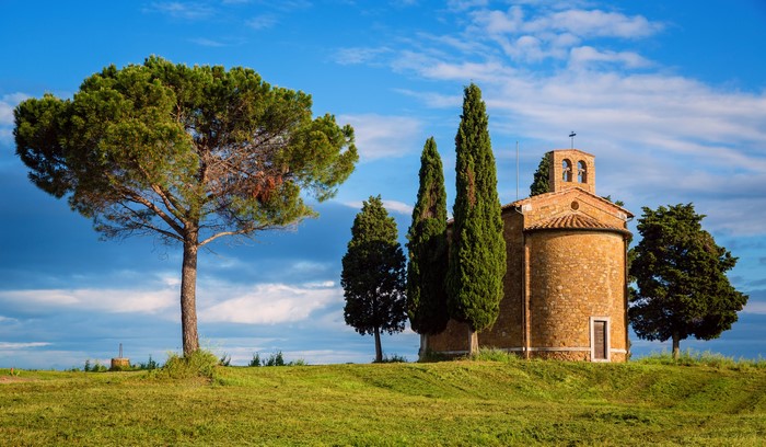 Chapel of the Madonna di Vitaleta, San Quirico d'Orcia, Tuscany