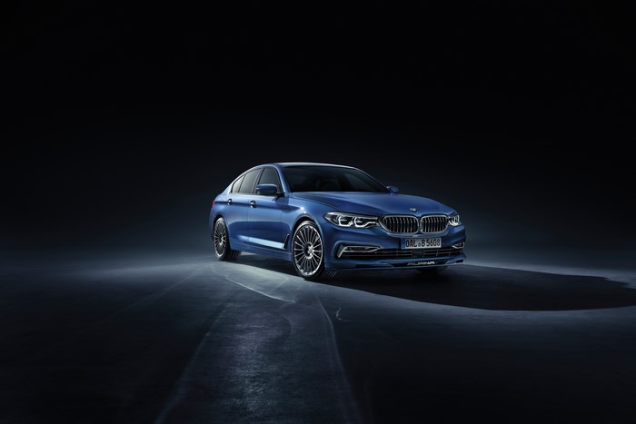 Blue BMW Alpina G30 Sedan