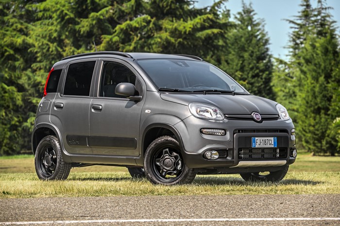 Grey Fiat Panda 4x4