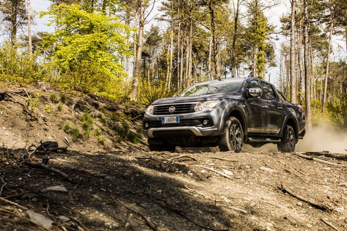 Fiat Fullback Double Cab pickup truck driving off-road