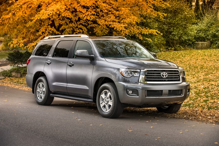 2018 Toyota Sequoia SR5 in Grey