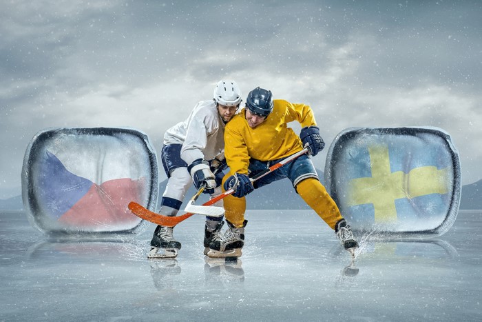 4K Hockey Game: Czech Republic vs. Sweden