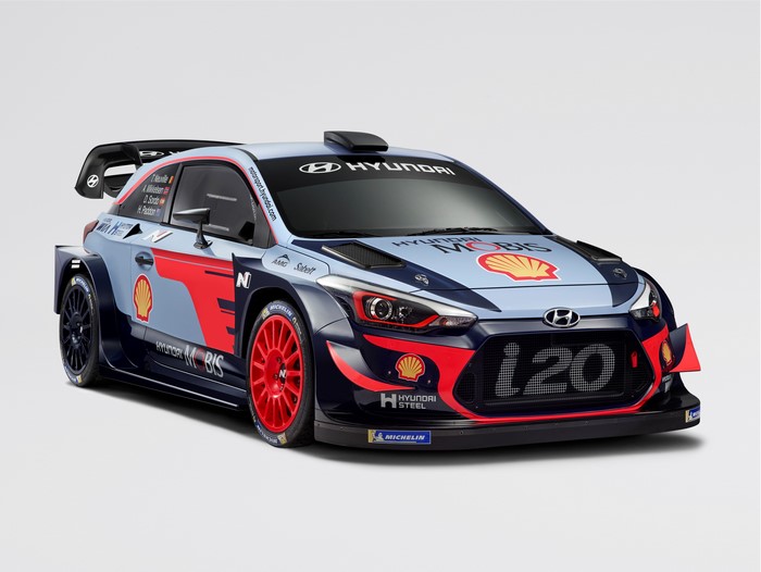 2018 Hyundai i20 Coupe WRC car