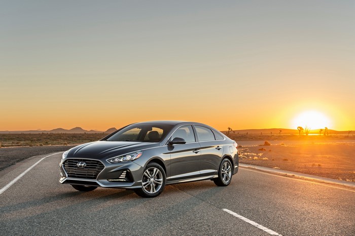 2018 Hyundai Sonata Sedan at Sunset
