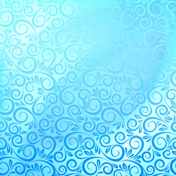 Light blue floral tracery texture