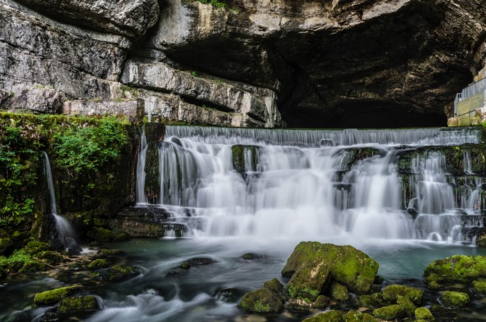 Saut du Doubs waterfall in France