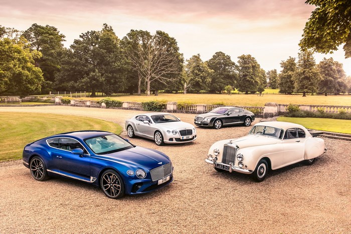 Bentley Continental GT, R-Type, and S1 Continental