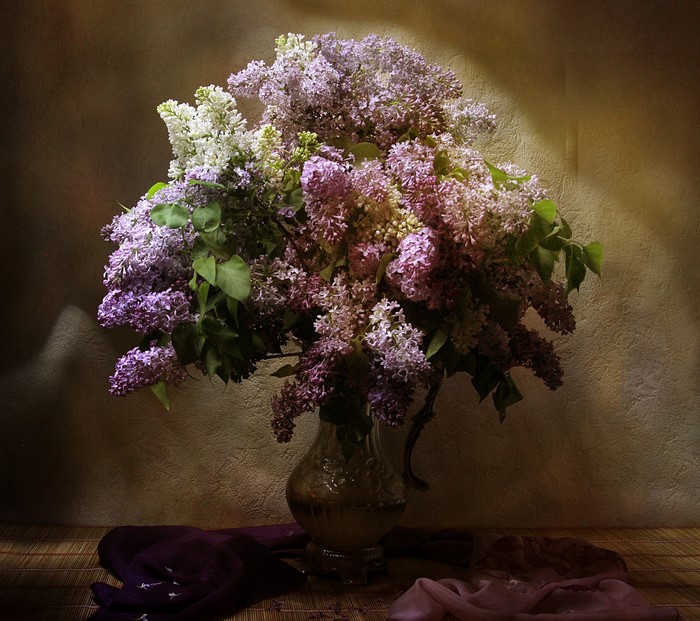 Bouquet of Lilacs in a Vase