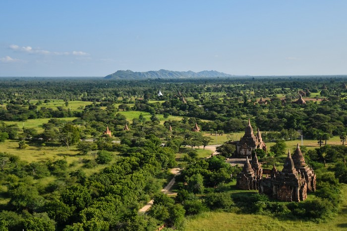 Bagan Myanmar Temples Landscape