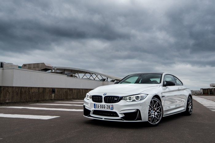 White BMW F82 M4 Coupe