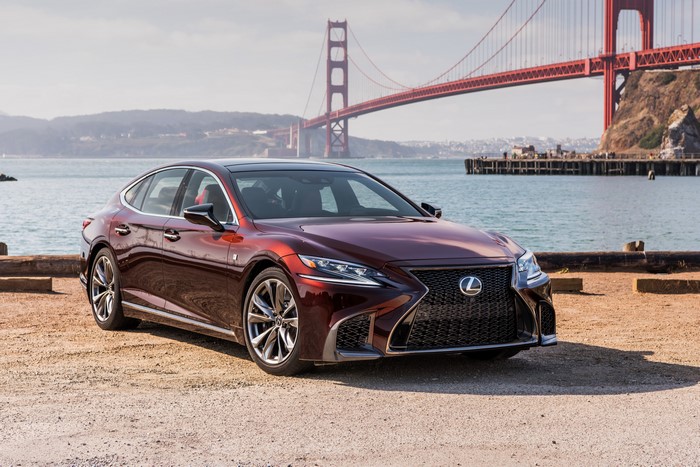 2018 Lexus LS 500 F SPORT Wine Metallic