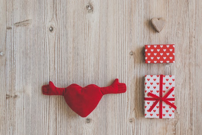 Valentine's Day Gifts and Heart Decoration