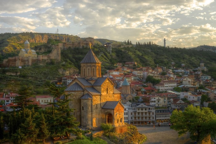 Tbilisi, Georgia: Churches and Old Town with Narikala Fortress