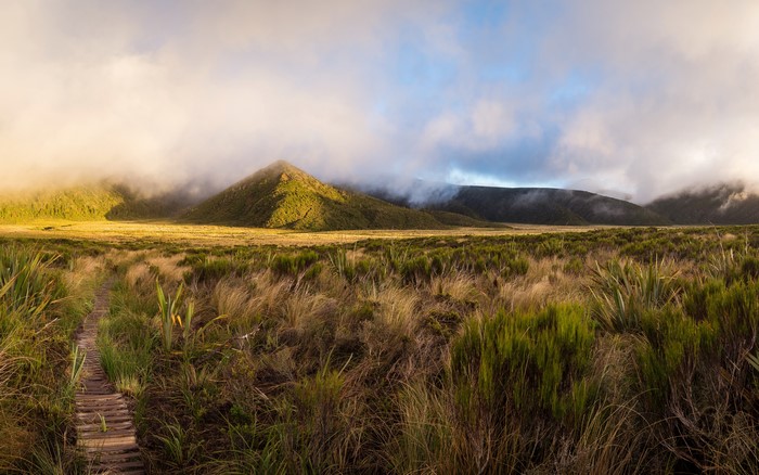 Mount Egmont Taranaki, New Zealand Landscape
