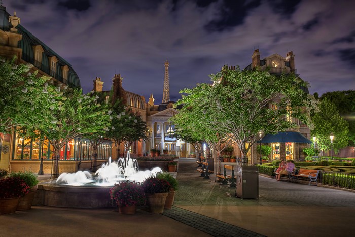 Epcot Walt Disney World Orlando Florida USA Evening