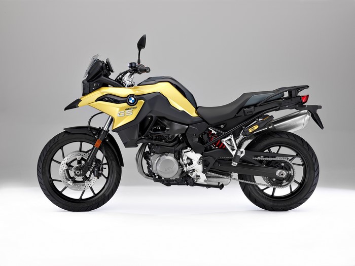 2018 BMW F 750 GS Motorcycle Side View