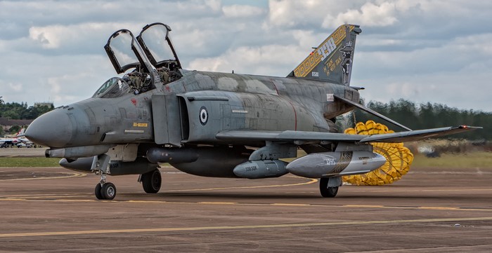 Douglas F-4E Phantom II 01508-4 with drag chute