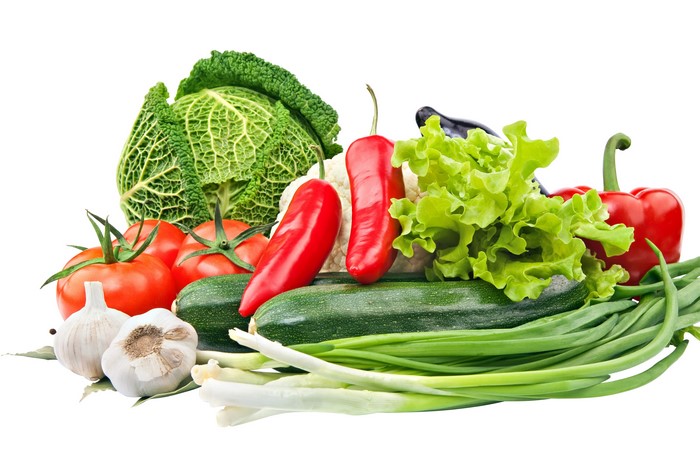 4K Vegetables: Cabbage, Bell Pepper, Tomatoes, Garlic