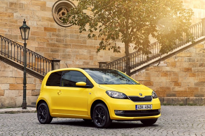4K Yellow 2017 Skoda Citigo 3-door
