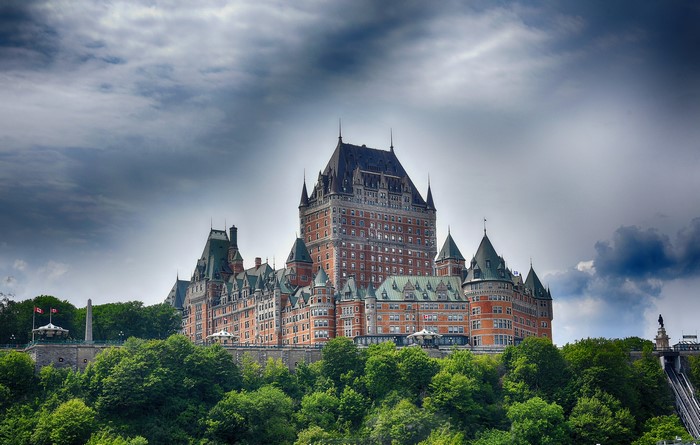 Chateau Frontenac Quebec Canada Castle