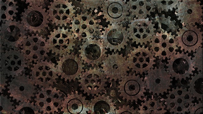 Many Rusty Gears Texture