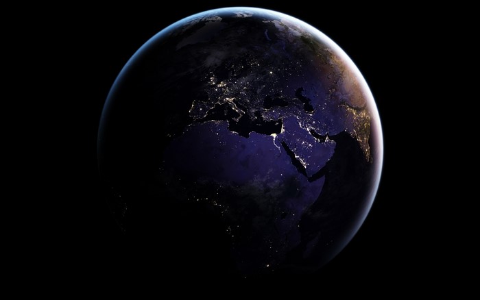 Earth at Night from Space