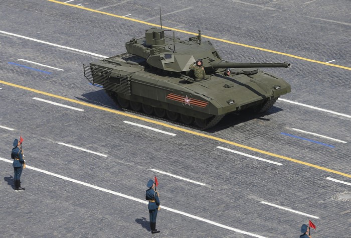 T-14 Armata tank during a parade