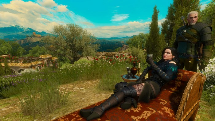 Yennefer and Geralt from The Witcher 3: Wild Hunt
