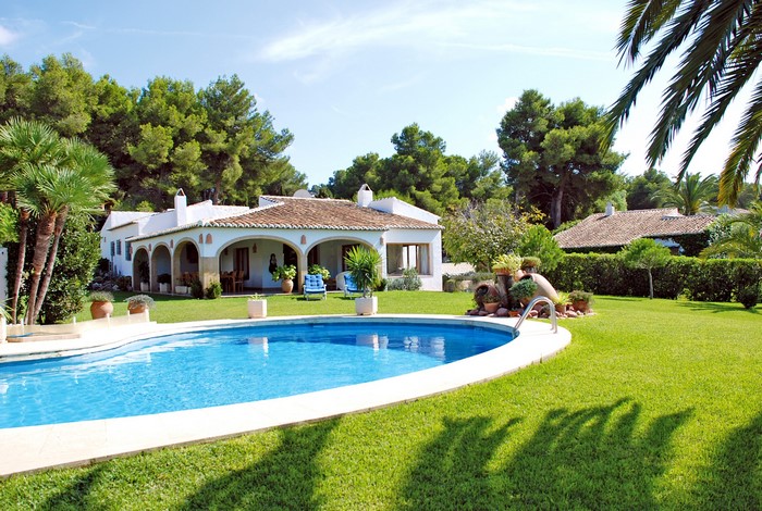 Villa with pool and lawn in Costa Blanca, Spain