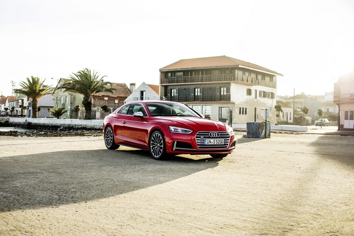 Red Audi S5 Coupe