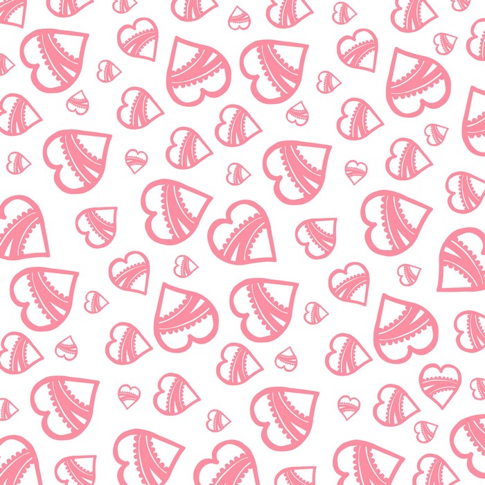 Pink hearts texture