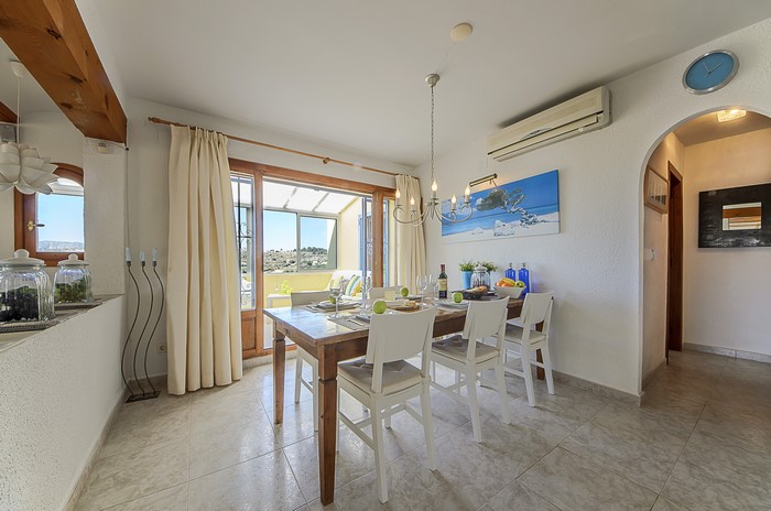 Dining room with table and chairs