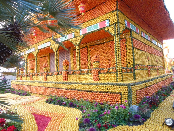 Lemon Festival in Menton, France