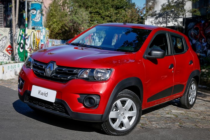 Red Renault Kwid Zen Latam car