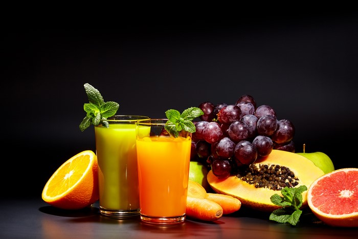 4K, 5K, Juice, Fruit, Grapes, Orange fruit, Highball glass, HD ...