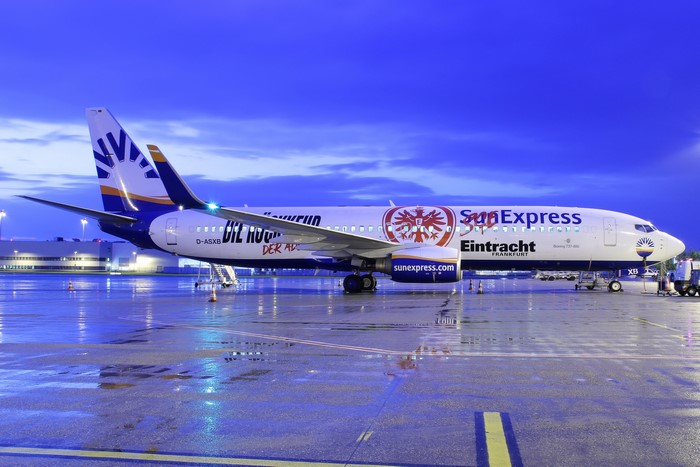SunExpress Boeing 737-8Z9 D-ASXB at Frankfurt Airport