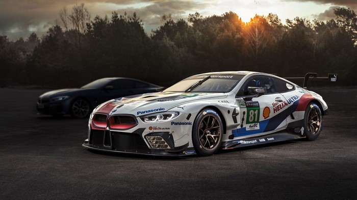 BMW M8 GTE Race Car