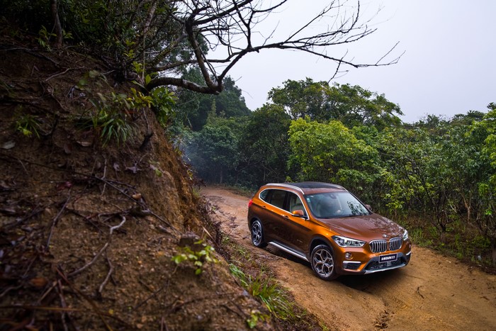 2016 BMW X1 xDrive25Li xLine on a dirt road