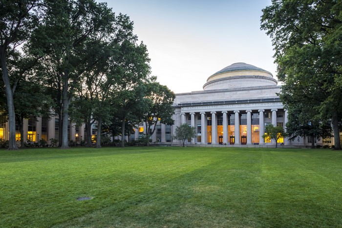 MIT Great Lawn and Building in Cambridge, USA