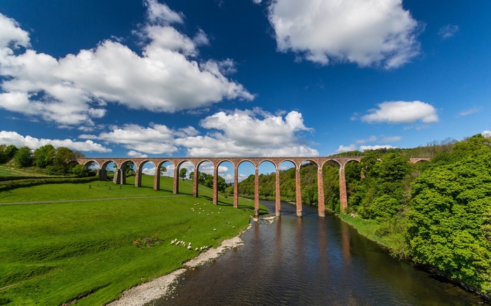 Royal Border Railway Viaduct over River