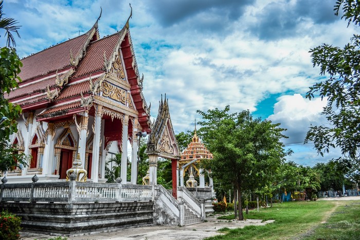 Buddhist Temple in Buriram, Thailand