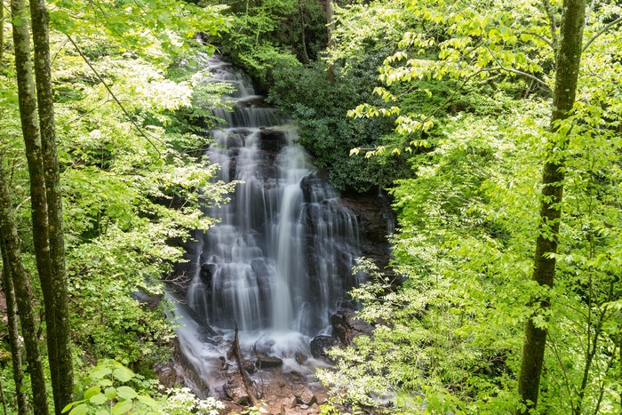 Soco Falls North Carolina USA Waterfall