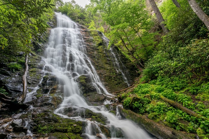 Mingo Falls Waterfall in the USA